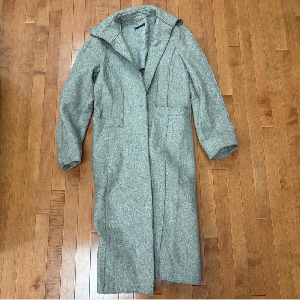 Alberta Ferretti Gray Trench Coat